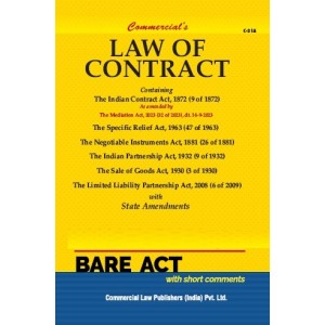 Commercial's Law of Contract Bare Act 2024